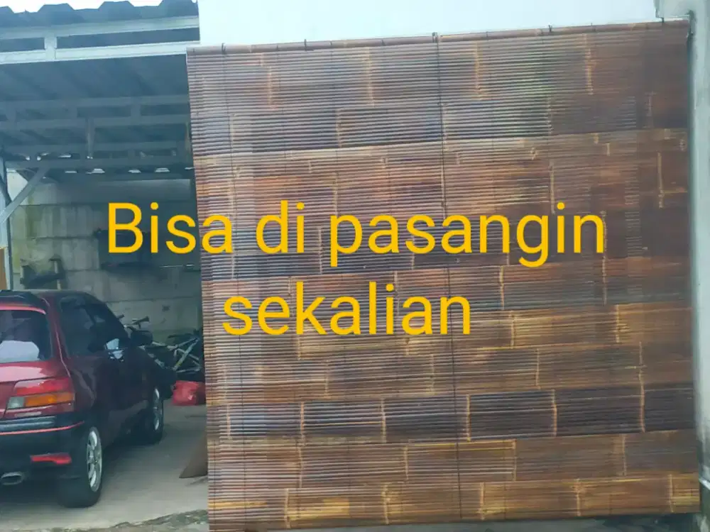 Krey tirai bambu wulung