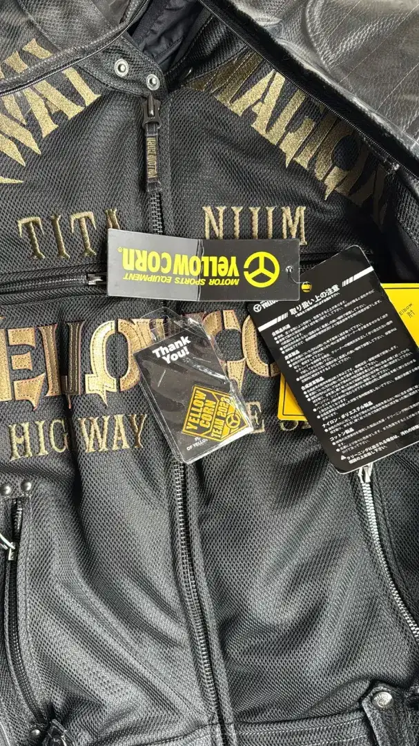 Jaket yellow corn titanium 2019