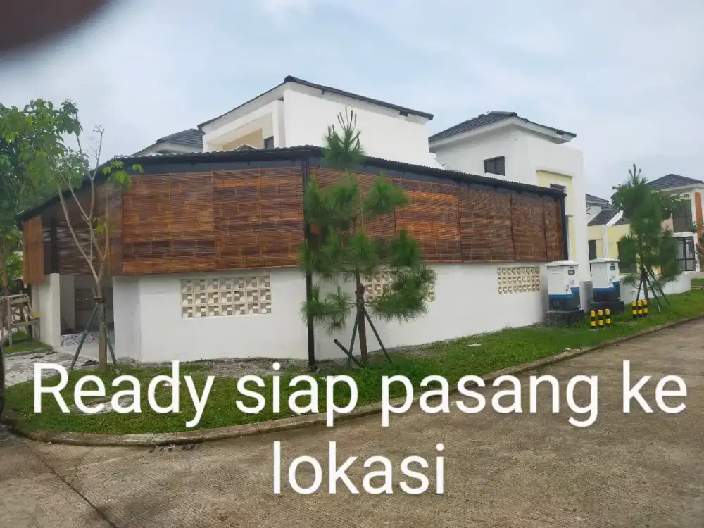 Krey tirai bambu hitam