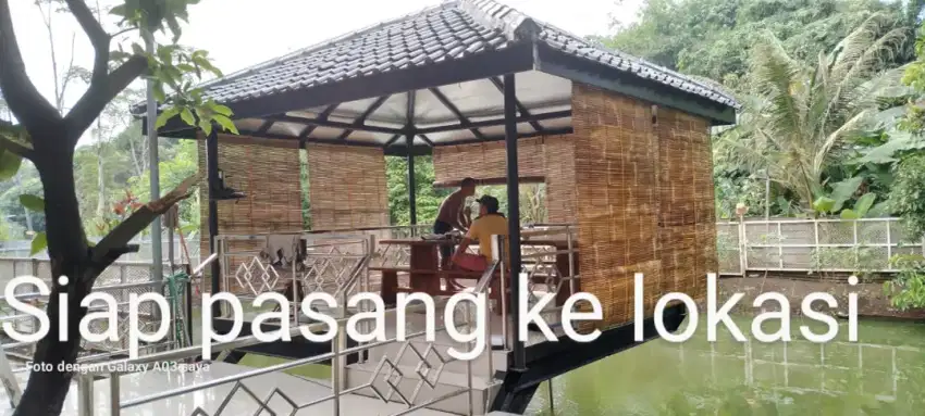Krey tirai bambu hitam