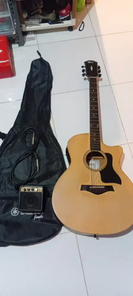 Gitar cort akustic electirk jumbo EQUALIZER 7545R +ampli mini MA-5