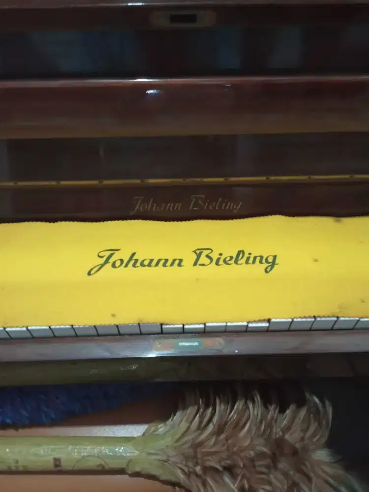 Piano Johann bieling klasik kuno & antik , mulus tinggal stem ulang