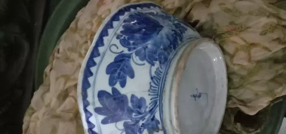 Mangkokbesar biru putih CHINA