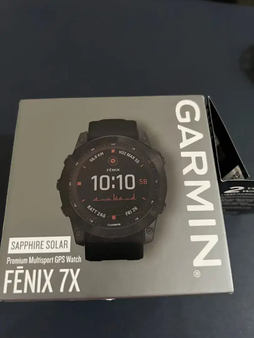 Garmin fenix 7x sapphire solar black