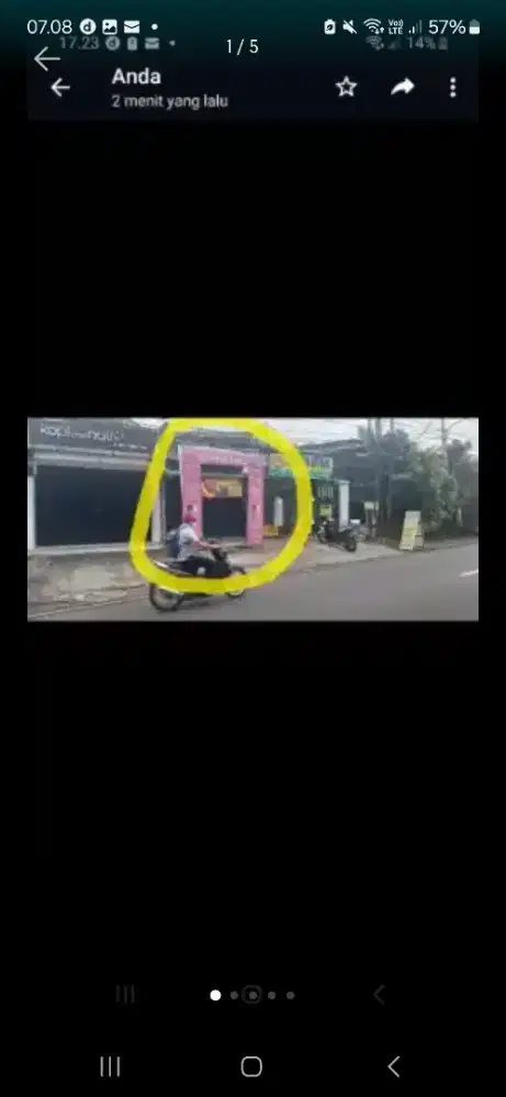 Dikontrakan kios ukuran 4x3 pinggir jln raya dermaga duren sawit jktim