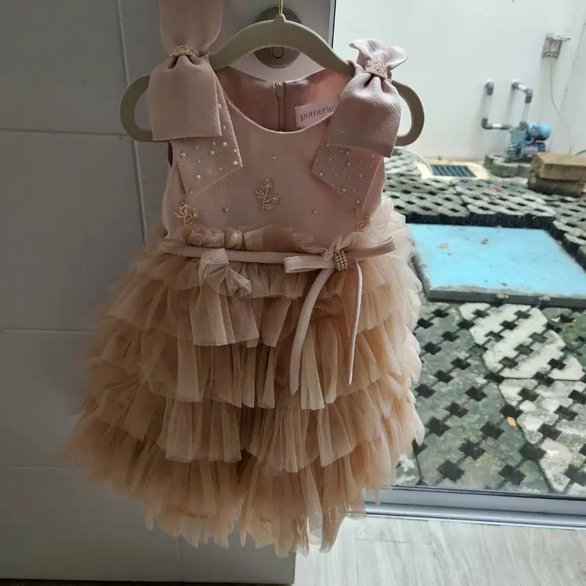 Dress Pomerie kid Bekas  – Pesta/Party Dress, Mulus, Baru Pakai Sekali