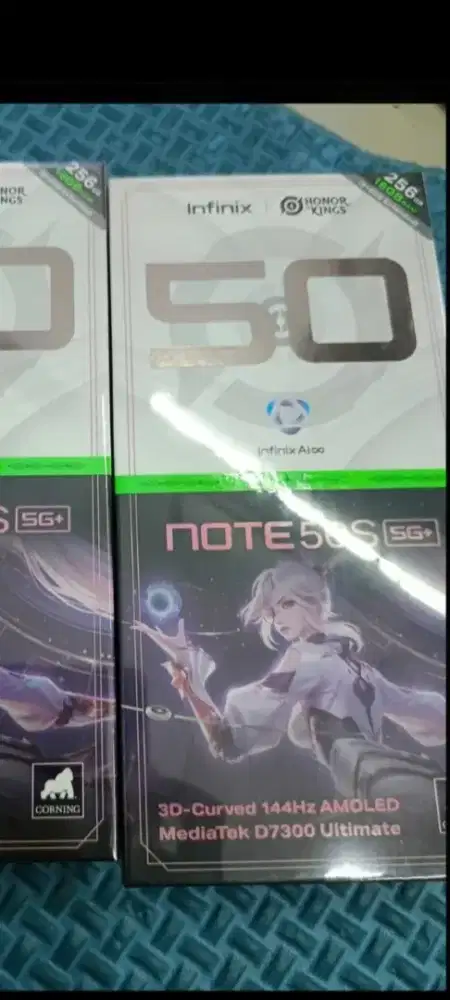 Infinix note 50S 5G plus 8/256 layar lengkung