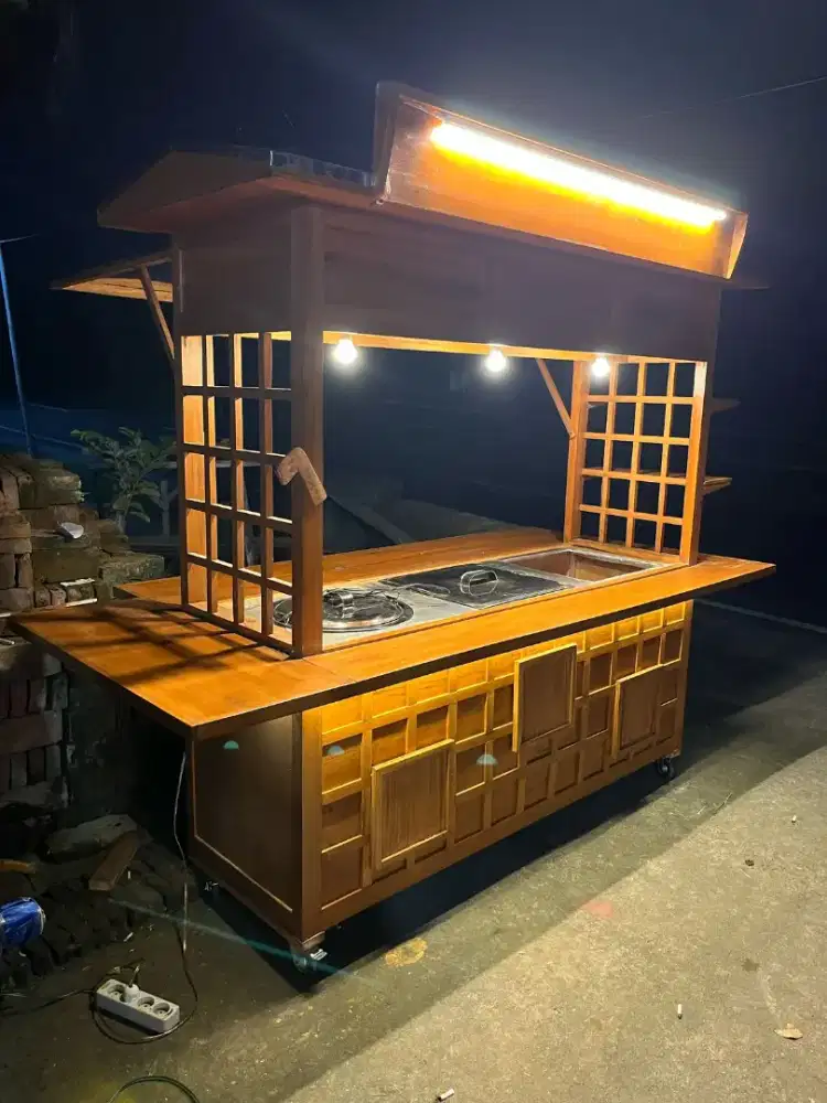 GEROBAK DIMSUM, TAKOYAKI, ODENG, (JEPANG STLYE) kekinian multyfungsi