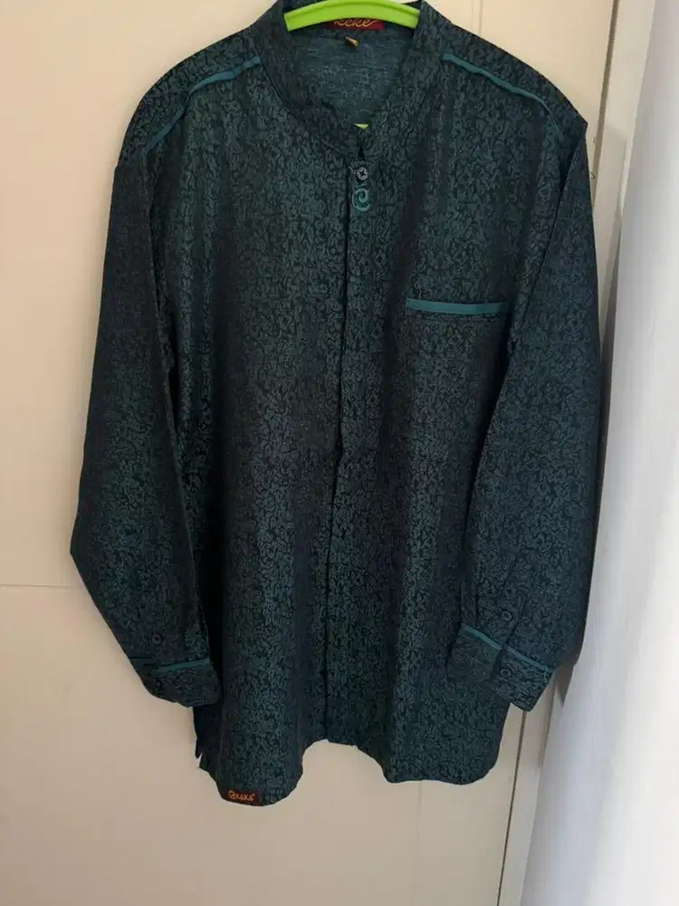 Baju koko mewah hijau botol