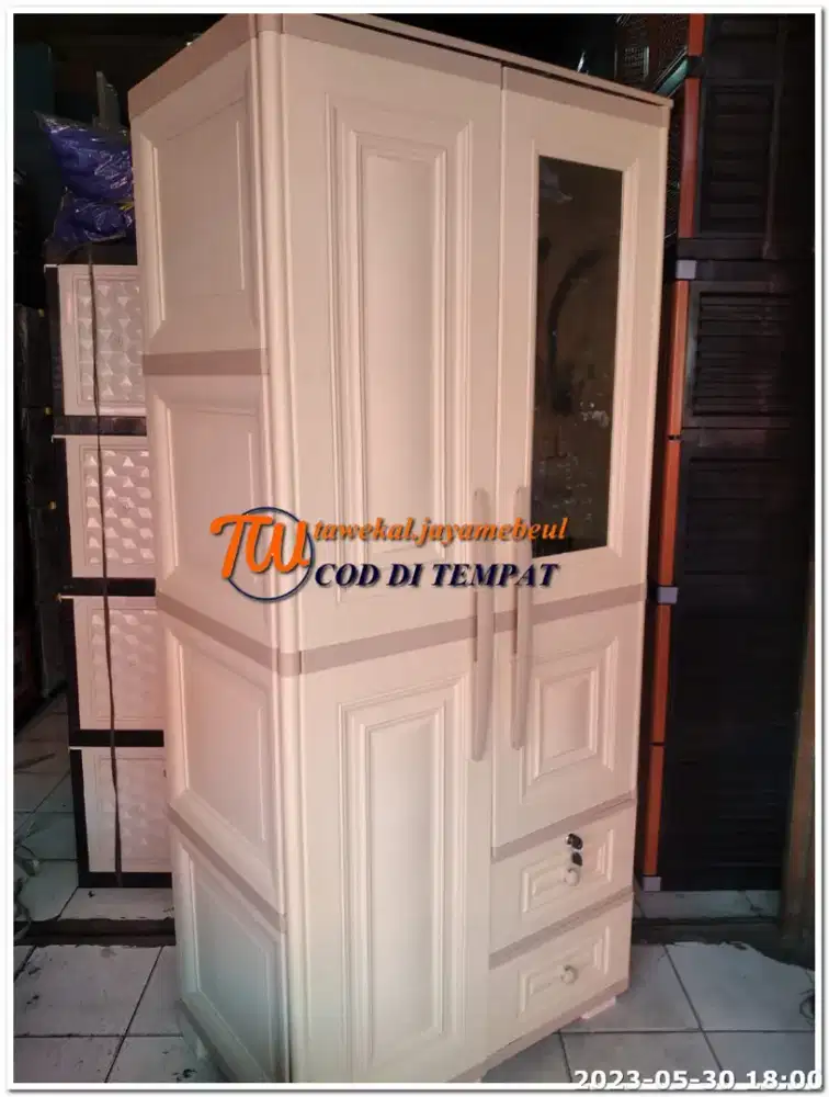 Lemari Pakaian Plastik Jumbo - Olympalst - Luxury - Napoly - Naiba