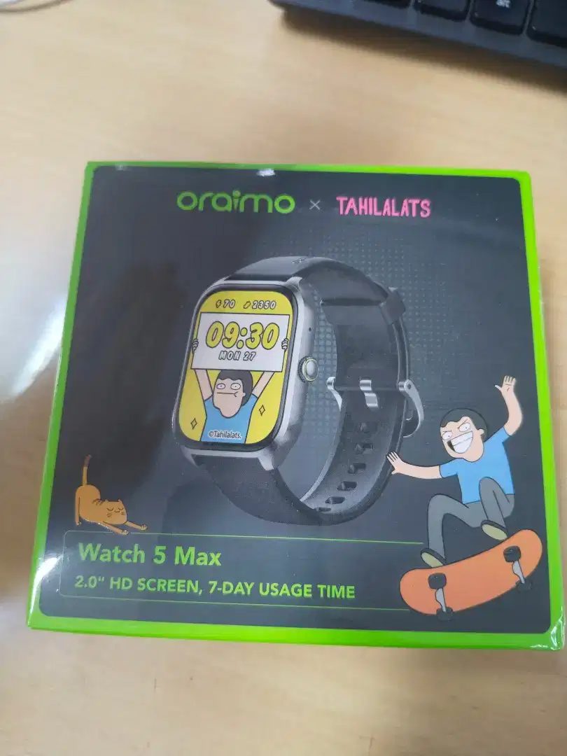 Oraimo x Tahilalats Smartwatch 5 Max OSW-804 Large Screen 2.01'