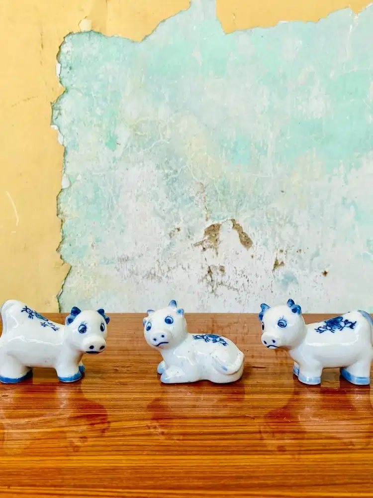 Jual Hiasan Sapi Keramik