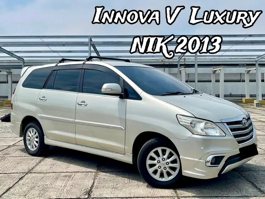 Toyota Kijang Innova 2.0 Bensin V Lux Luxury 2013