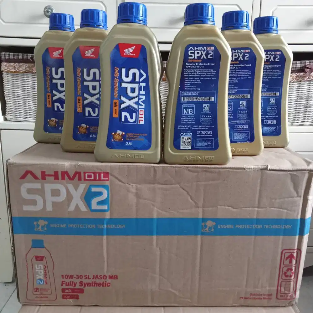 1 DUS 24 BOTOL OLI HONDA MATIC SPX 2 800 ml ORIGINAL