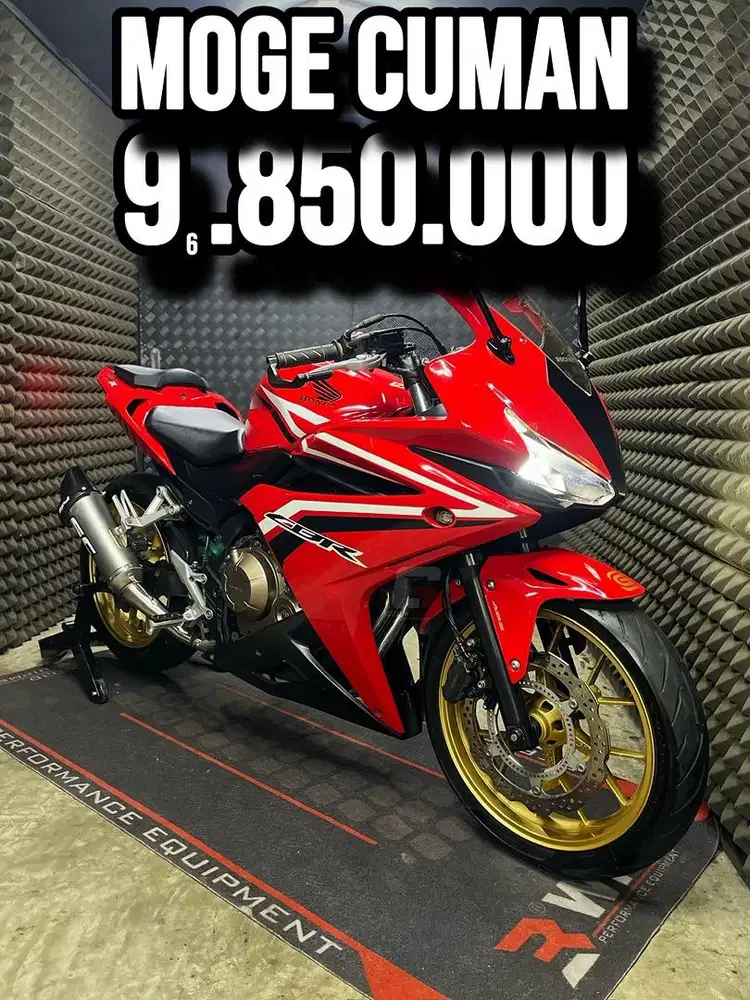 CBR 500 OR CBR 500RR 2016 MODIF LOW KM PAJAK ON RAWATAN SUPERB