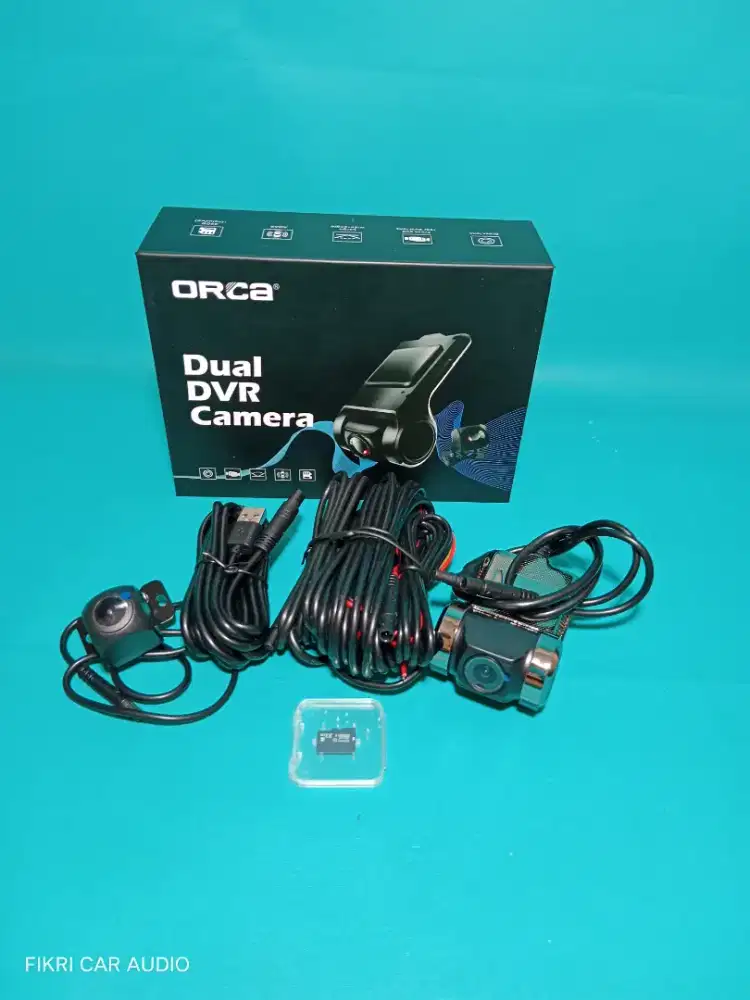 Camera DVR ORCA seri DWS-6825 Depan dan Belakang Free SD CARD 32GB