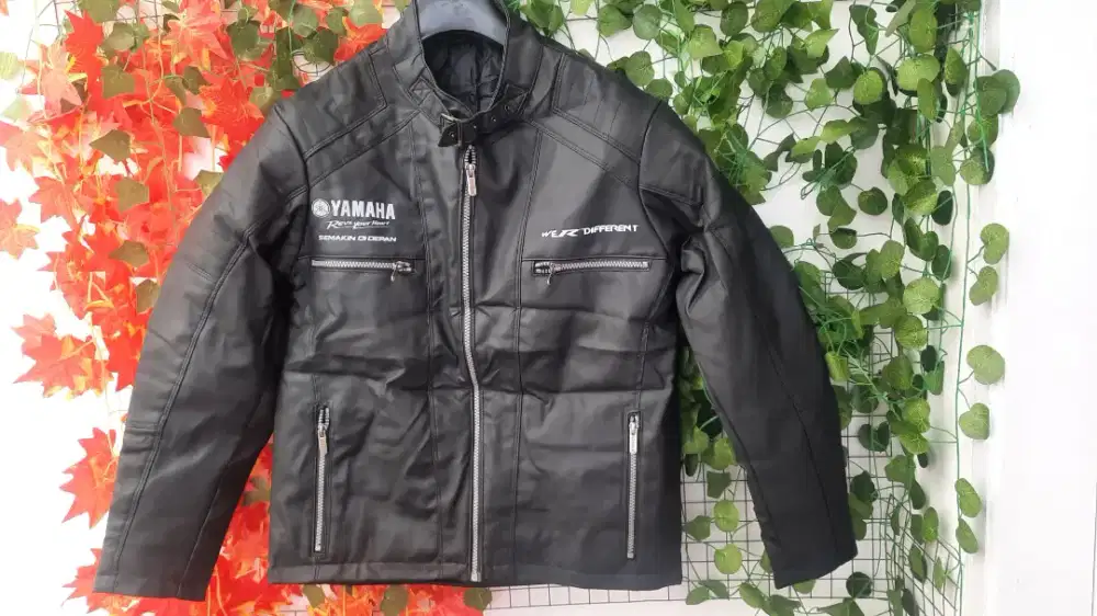 Baru new jaket yamaha r25 jaket motor yamaha jaket kulit jaket hitam