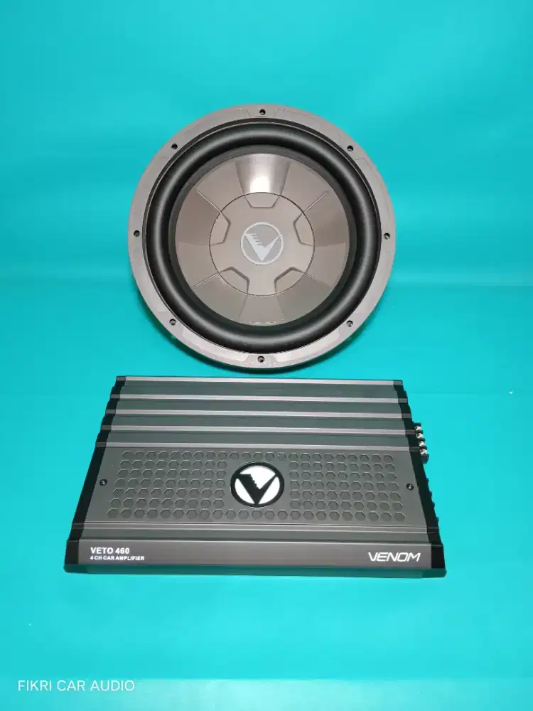 Ples Pasang Power Venom ELLEMENTO VETO 460 & Subwoofer Venom VETO 12