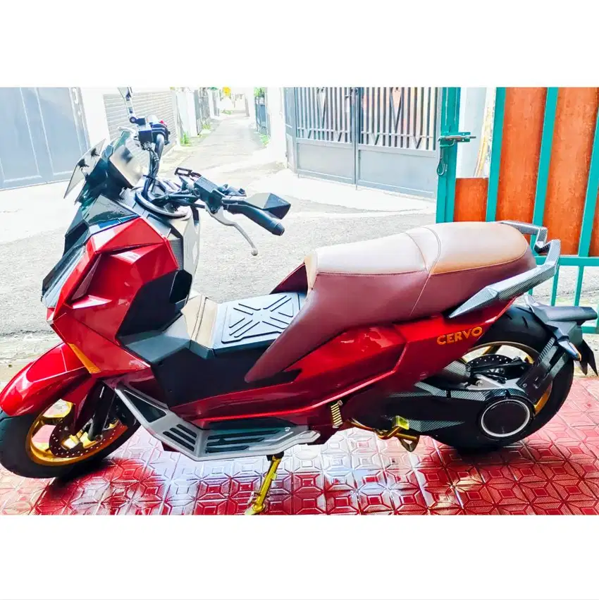 MOTOR ALVA CERVO km 3rb an mulus like new maka listrik q x one xp alfa