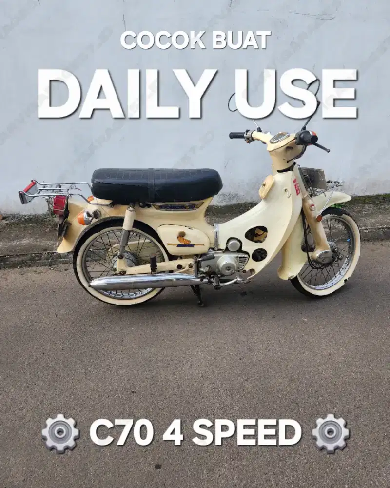 Honda C70 tahun 1979