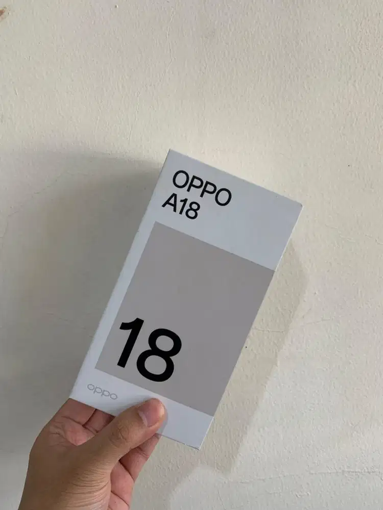 JUAL HP OPPO A18 4/128GB HITAM ORIGINAL MURAH DI BALIKPAPAN