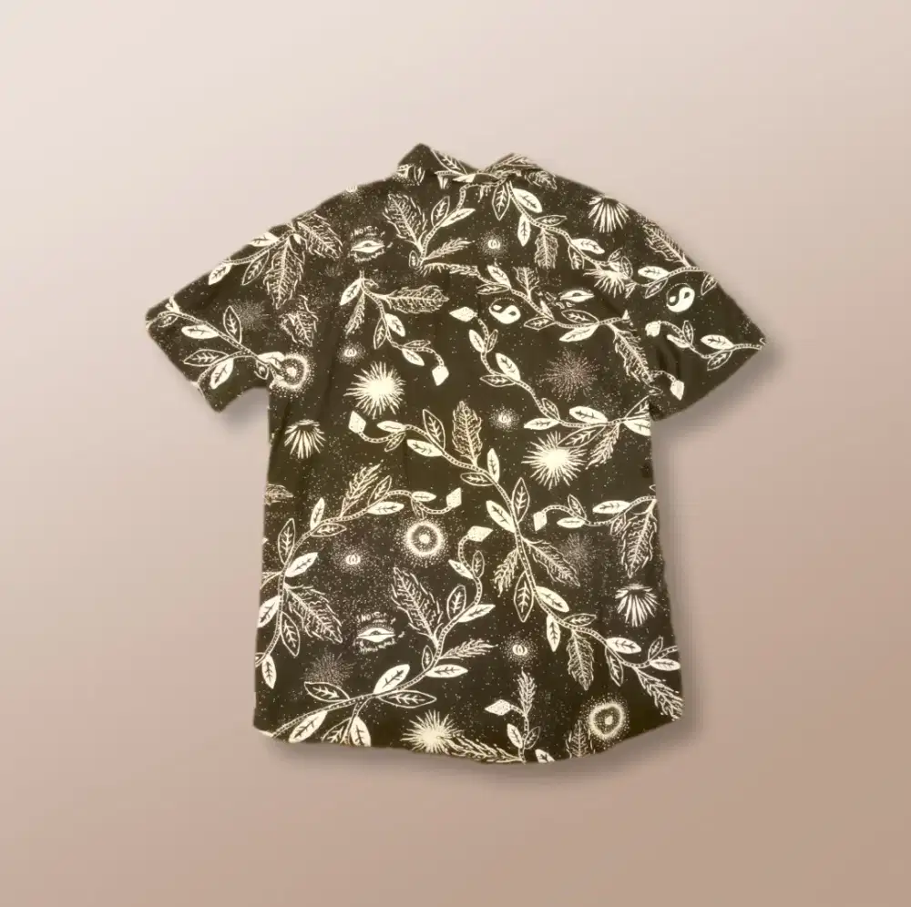 Kemeja hawai full print yin yang broha volcom shirt original