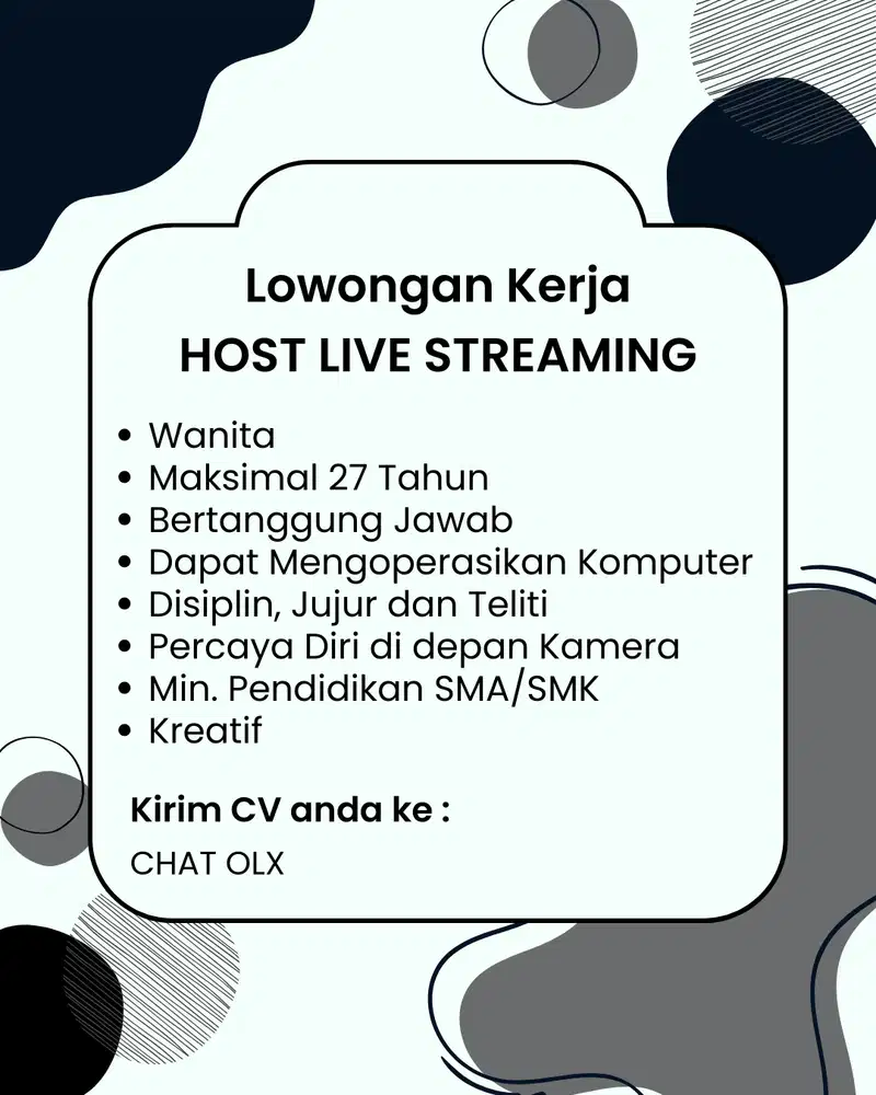 HOST LIVE STREAMING - PAKAIAN OLAHRAGA WANITA