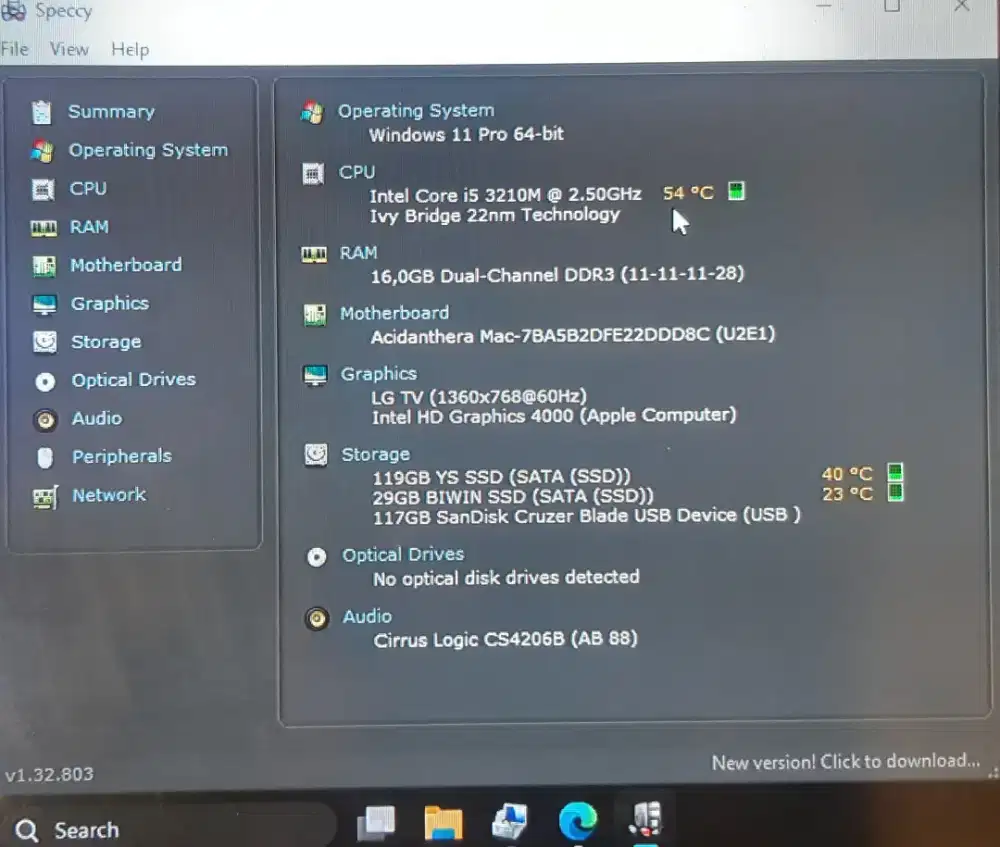Macmini Core i5 2012 normal semuanya, Siap Pakai