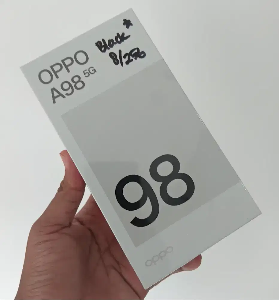 OPPO A98 5G 8GB+256GB Black NEW Garansi Resmi Indonesia