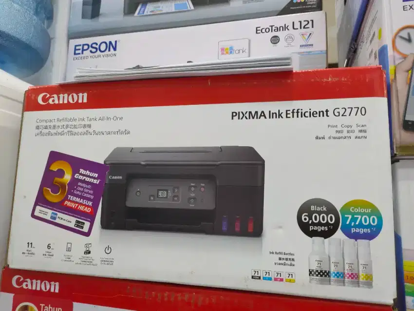 (BARU) Printer Canon G2770 Print Scan Copy New