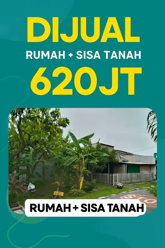 Rumah + sisa tanah disamping rumah