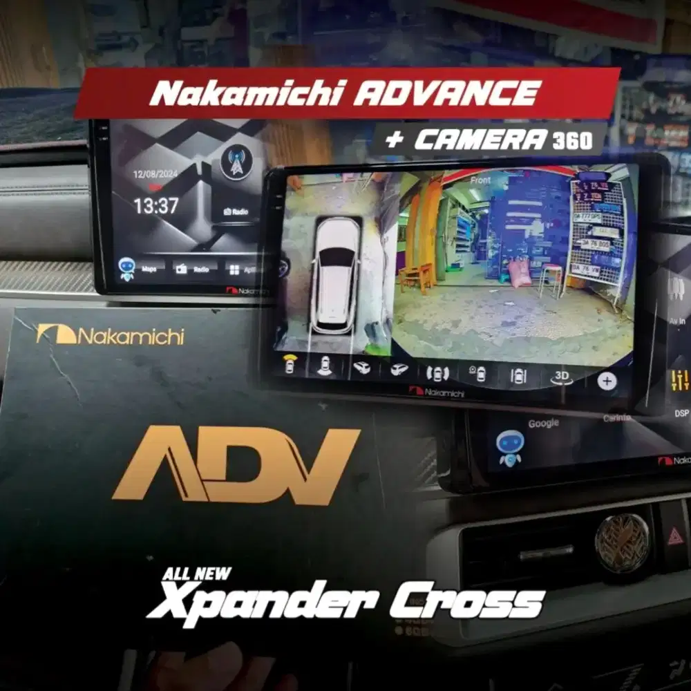 Android 9inch Nakamichi ADV 2K Ram 6/256GB, Best Quality