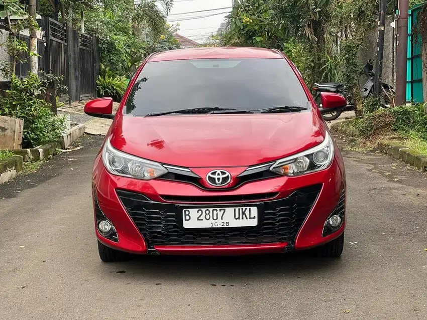SALE!! YARIS G AT 2018 MERAH KM 77rb