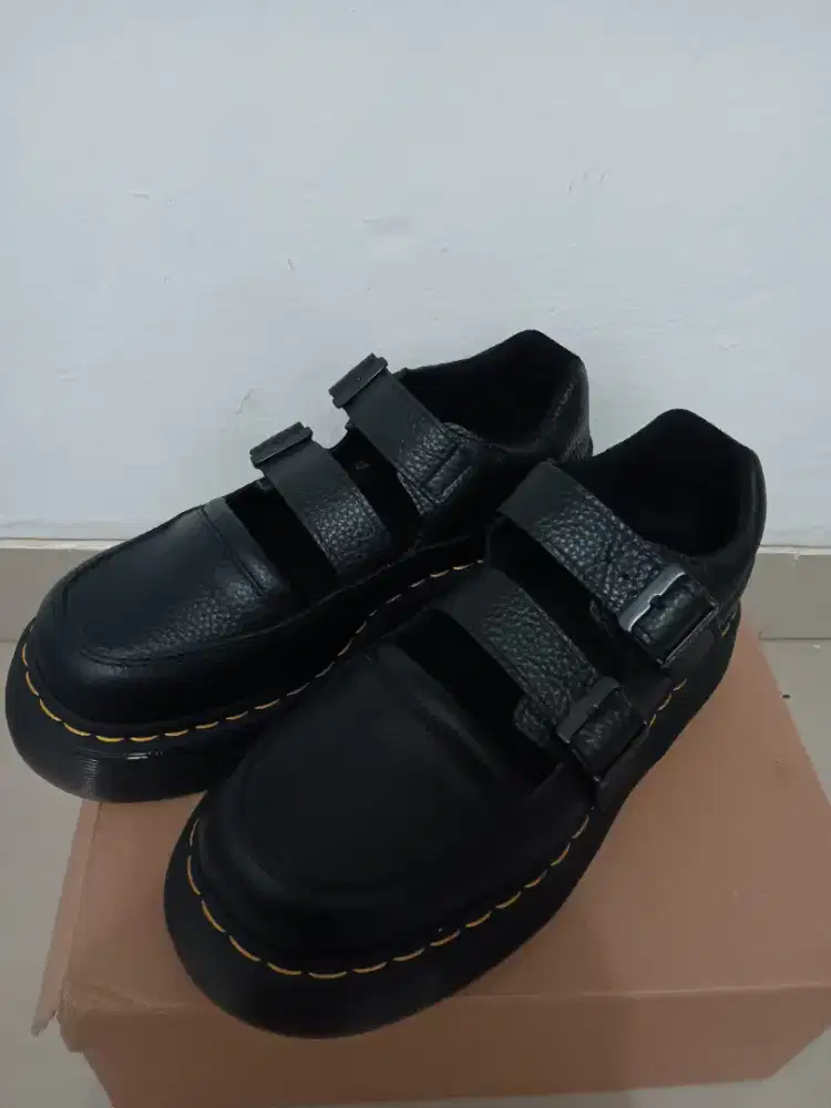 Dr. Martens Buzz Mary Jane Women Shoes Black Nappa