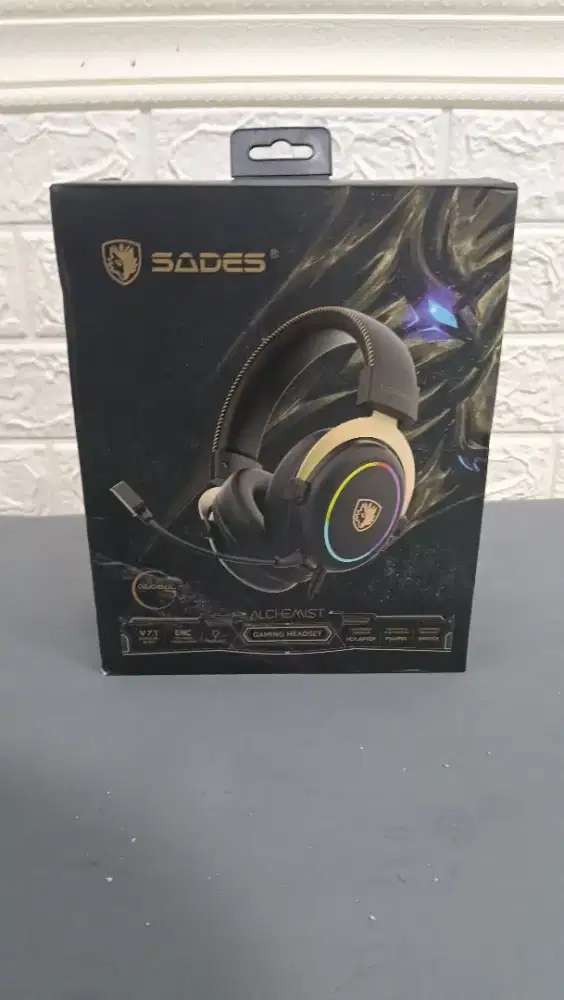 Headset Gaming Sades Alchemist 7.1 New
