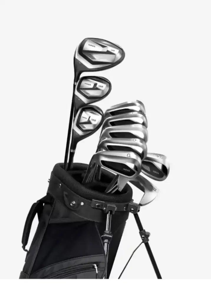 Set 10 golf clubs left-handed graphite - INESIS 100
