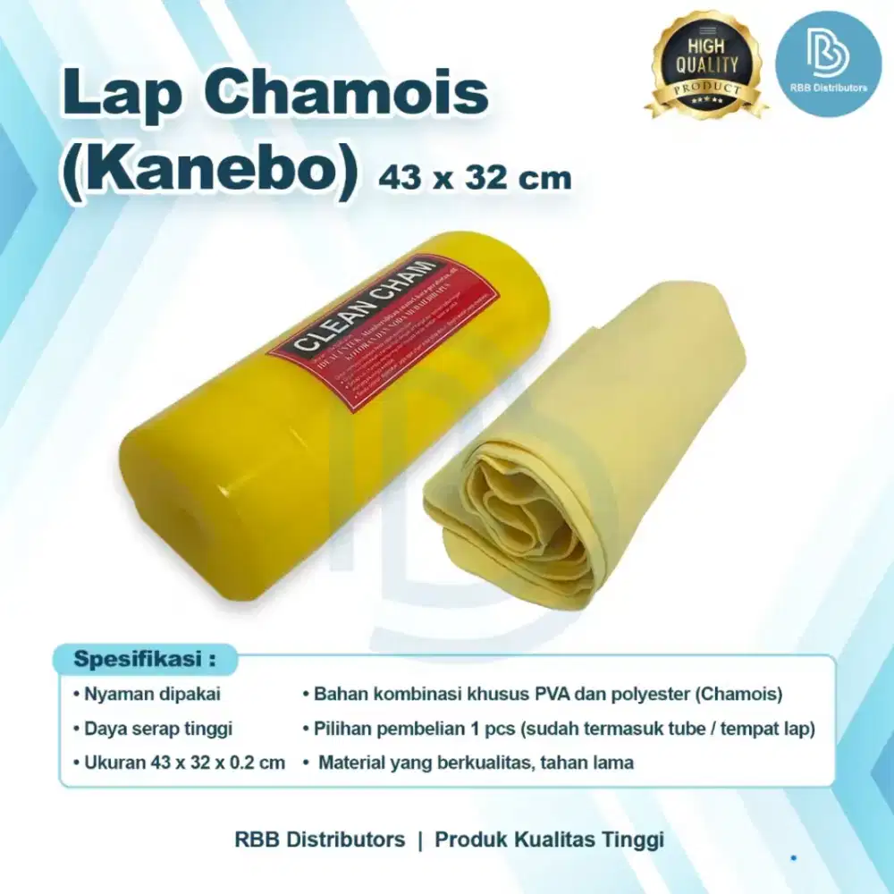 Kanebo Jumbo 43 x 32 CM Daya Serap Tinggi 1 Dus Isi 100pcs