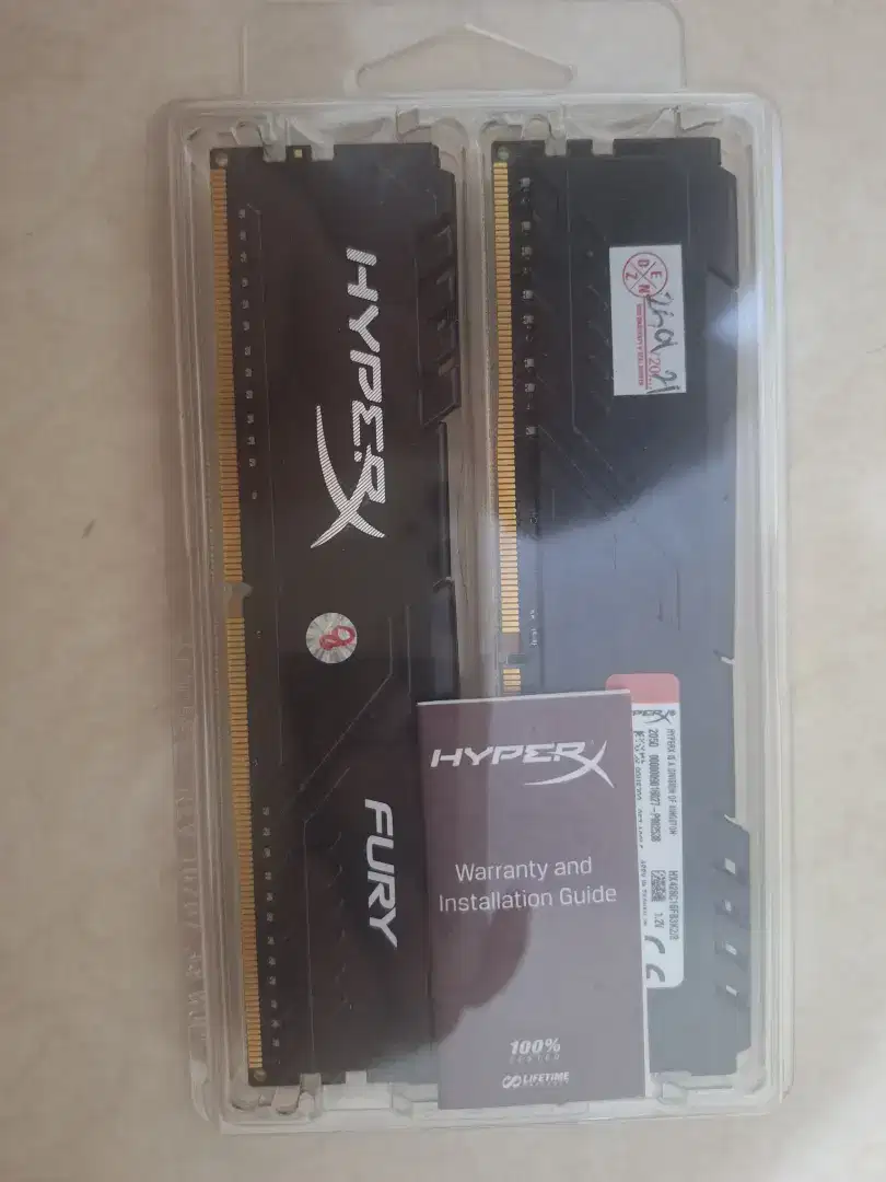 RAM 4x2 DDR4 Hyper X Fury (2 Keping)