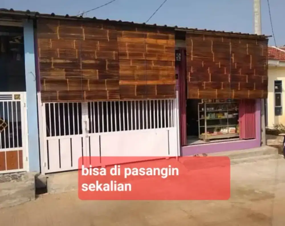 Krey, tirai bambu wulung