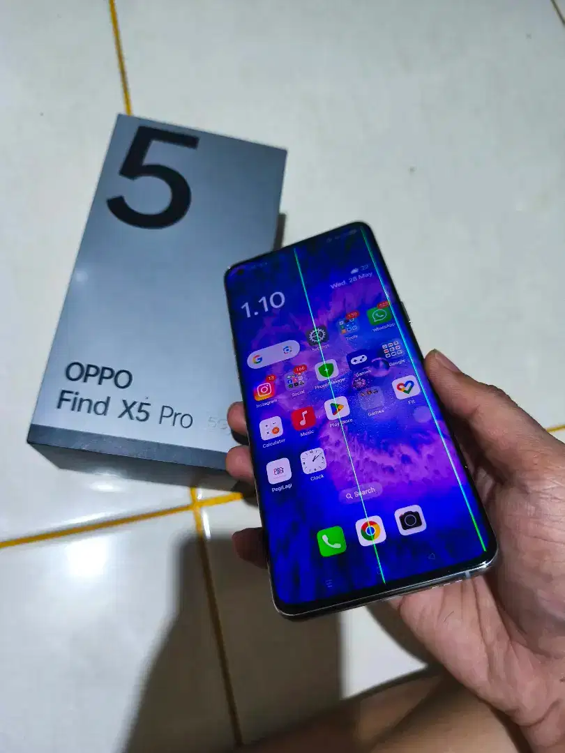 Oppo Find X5 pro 5G Mulus Fulset 12/256