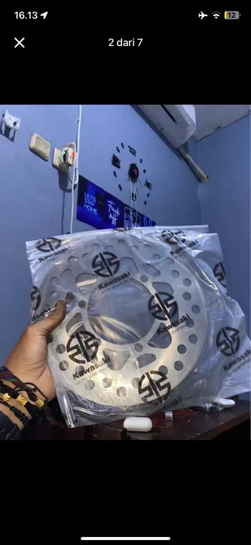 Cakram klx 150S fullset depan belakang