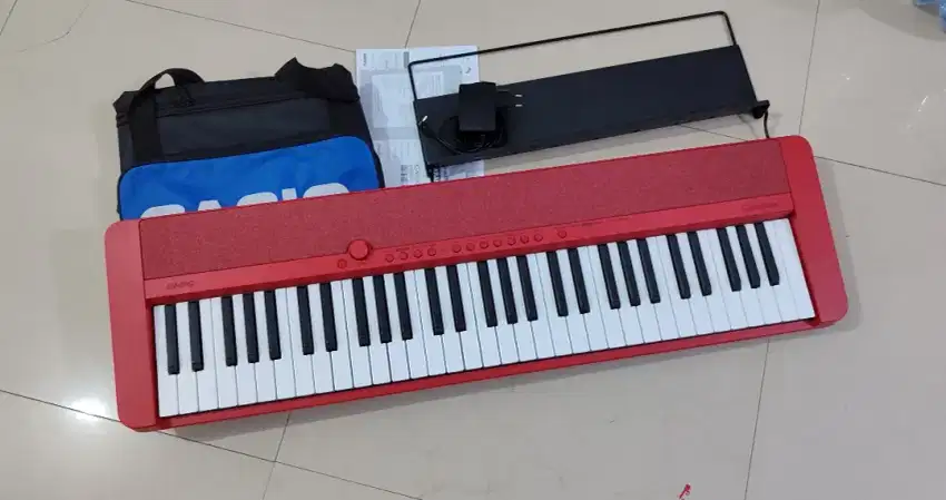 Casio CTS1 Merah Lengkap Mulus