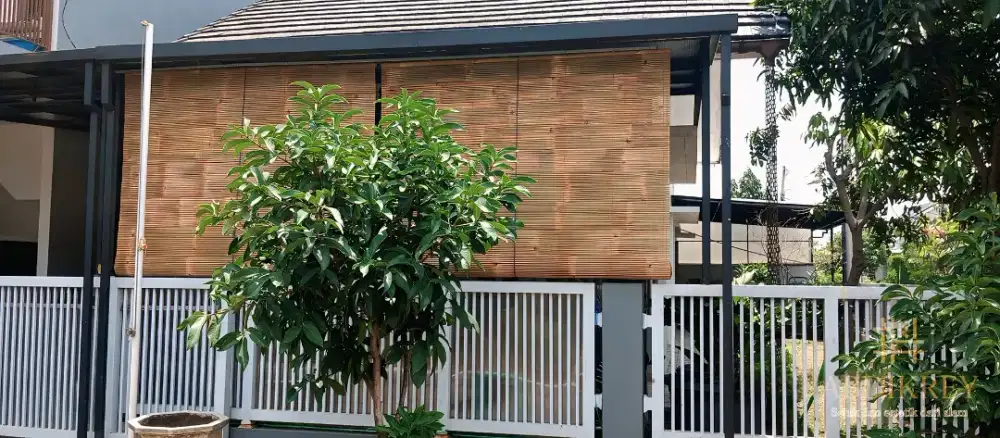 Jual Tirai Bambu / Krey Bambu Outdoor – Adem, Estetik, & Natural!