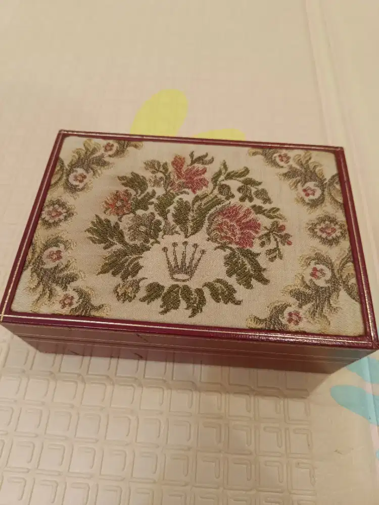 Kotak Jam Rolex Tapestry Box