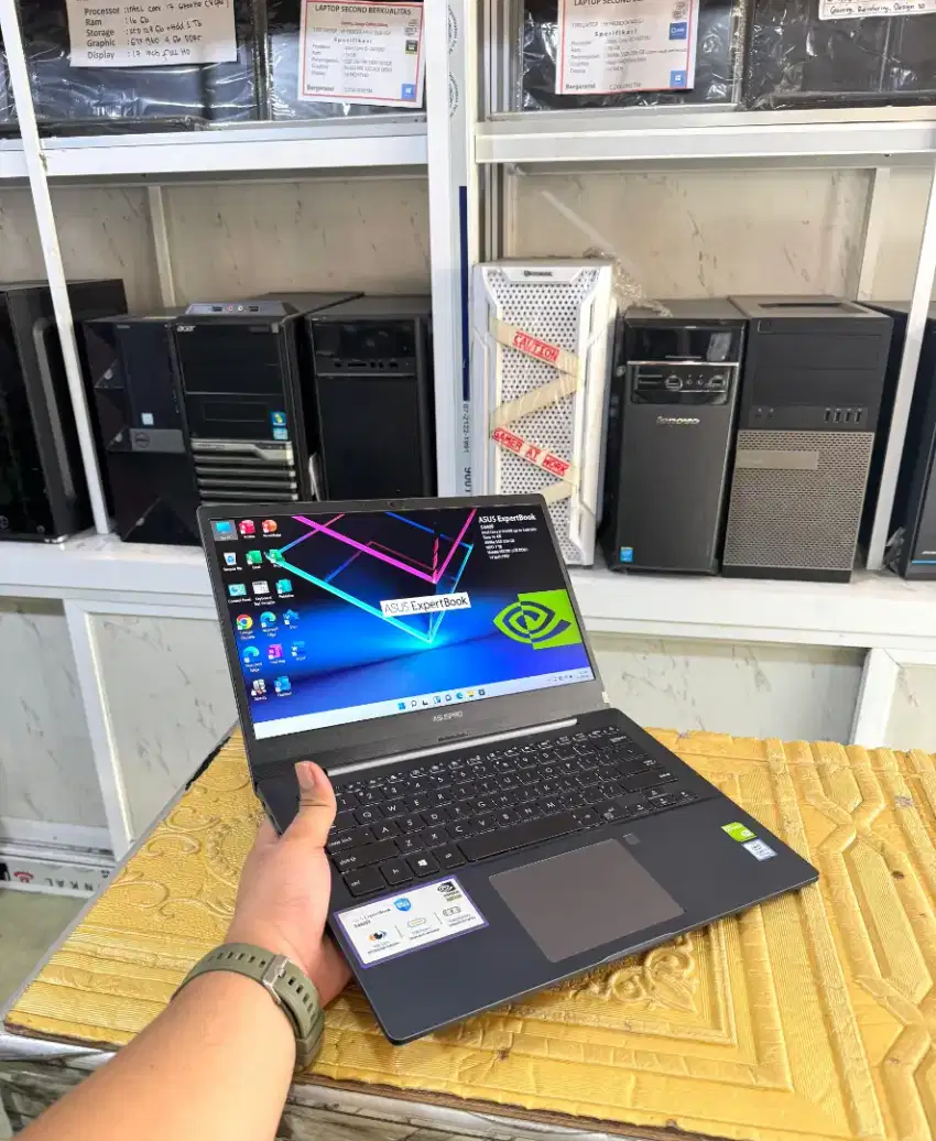 LAPTOP ASUS EXPERTBOOK SUPER MULUS (LAPTOP GAMING DESIGN DAN CODING)