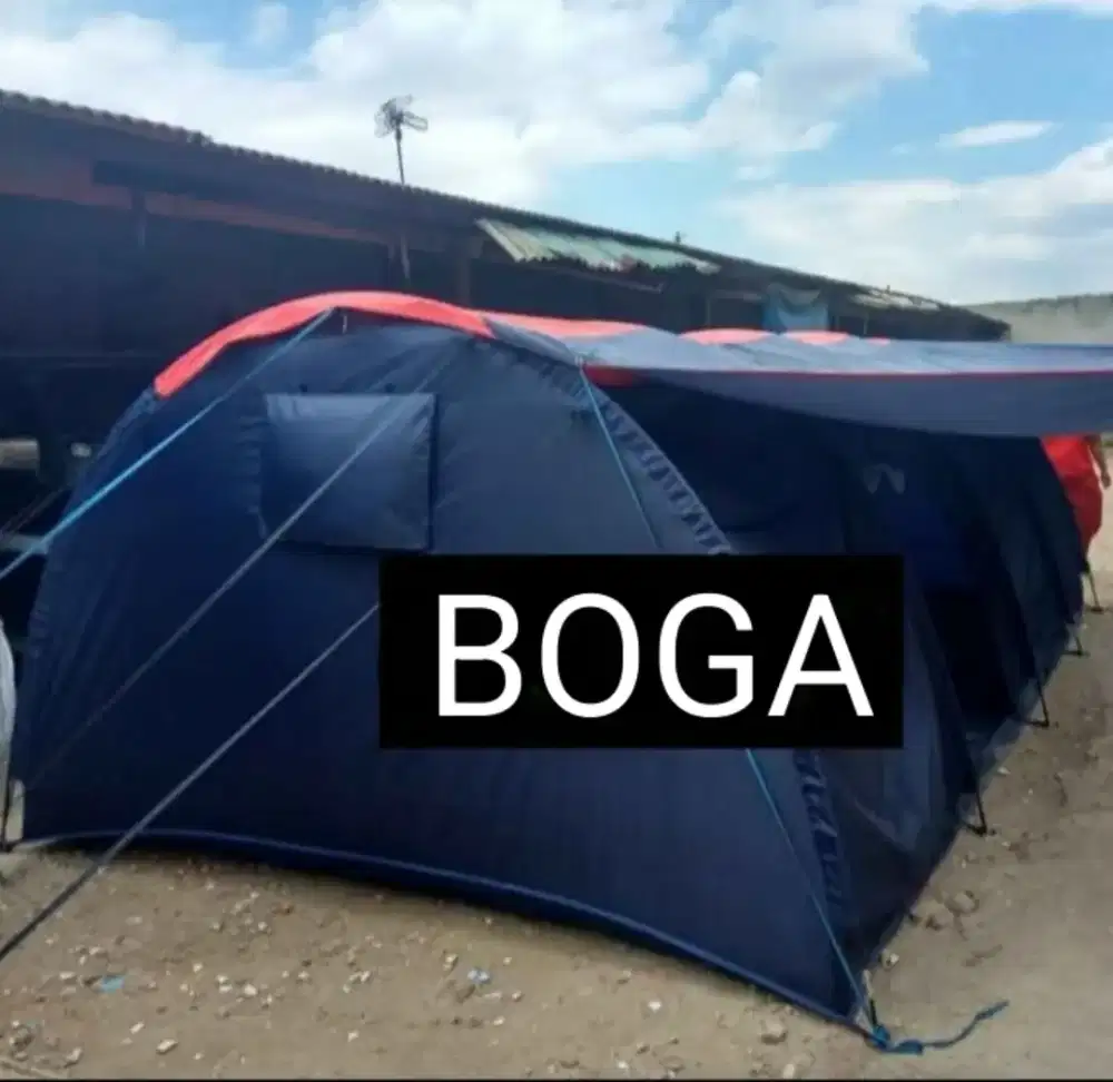 Tenda lorong camping Pramuka 2x5 parasit