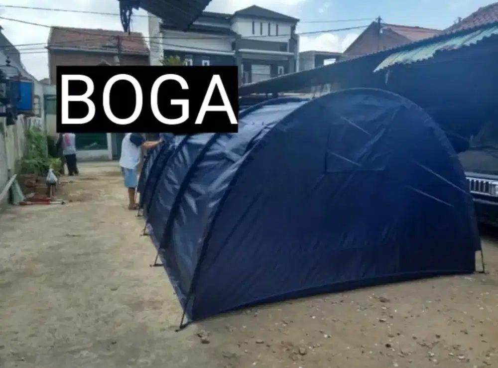 Tenda lorong camping Pramuka 3x6 parasit