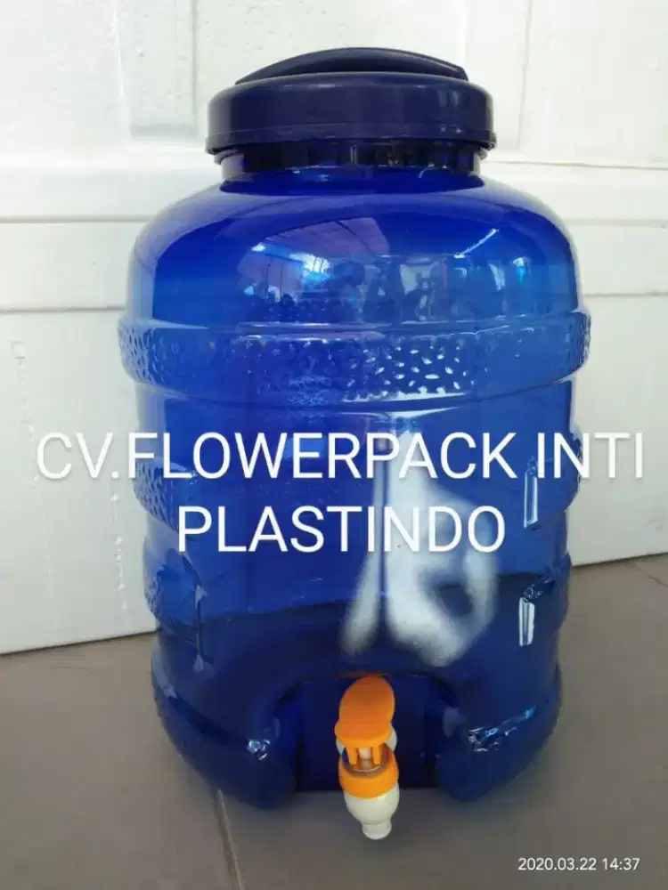 PET DISPENSER 12LTR BLUE ORI,MOQ 200PCS