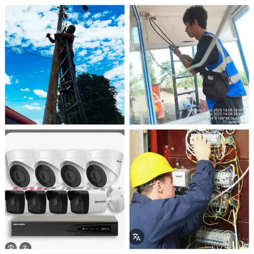 PASANG CCTV BONGKAR PASANG SERVICE CCTV TUKANG LISTRIK PANGGILAN