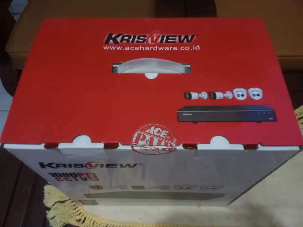 #WTS KrisView CCTV 1080P HD CVI, 4 Camera Cooper kit 2mp 8ch. NEW LIKE